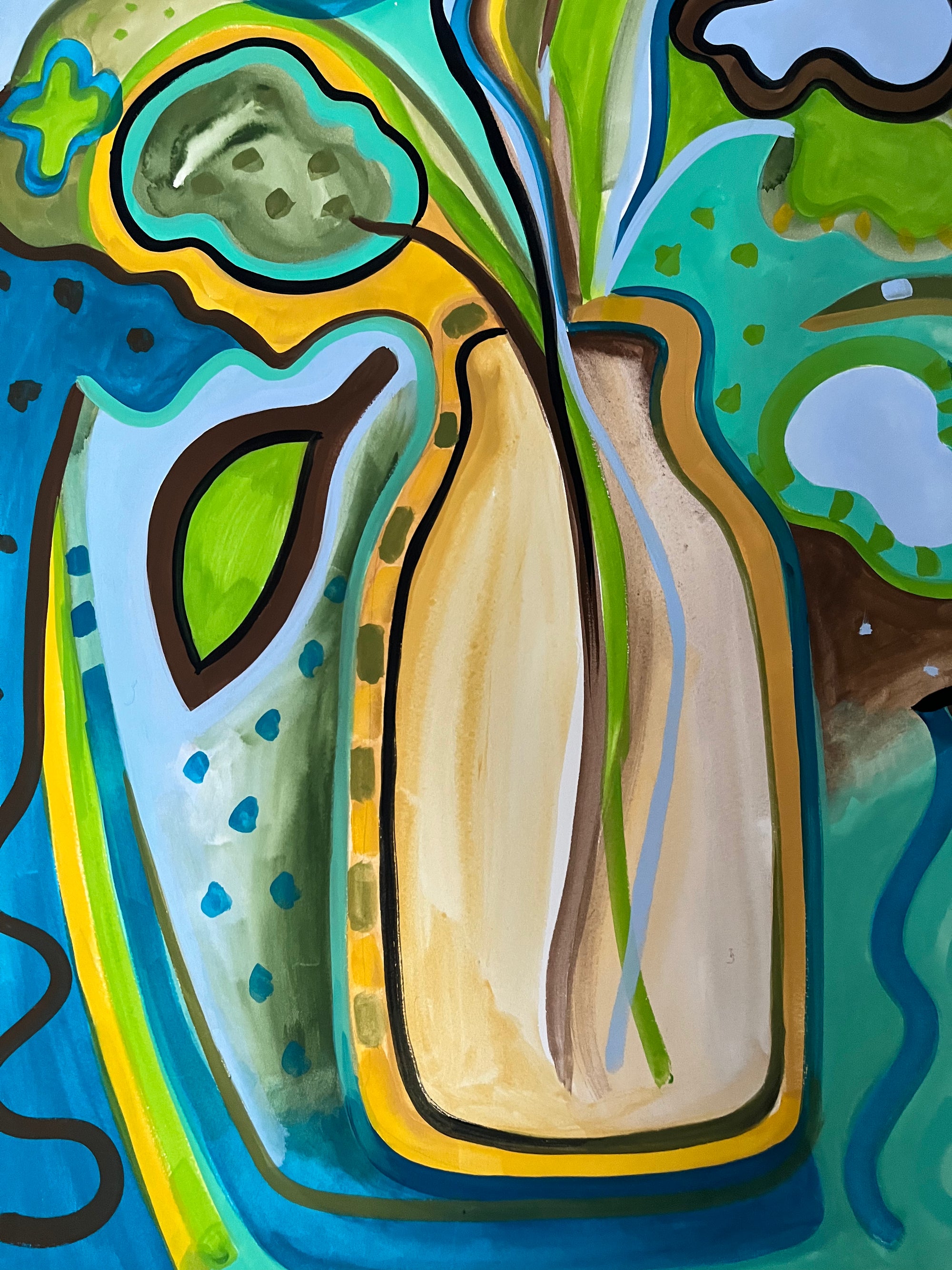 Vase of Flowers Painting