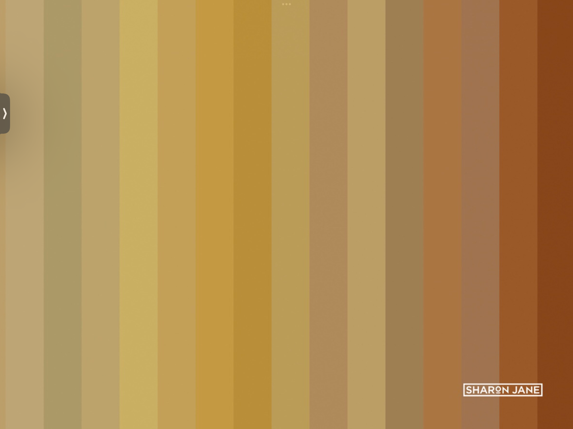 Striped art Print - Ochre
